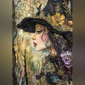 Besutiful Forest Witch Print